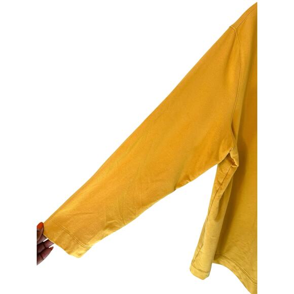 J. Jill Pure Jill Yellow Basic Casual Stretch Soft Button‎ Front Top Size 2X - Picture 6 of 11